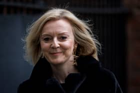 Foreign Secretary Liz Truss took a private jet to Australia which would have cost half a million pounds. (Credit: Getty)
