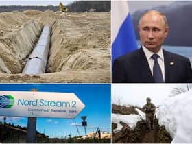 The pipeline is seen as a geopolitical tool, a way for Russia to control the gas supply to Europe (Photos: Getty Images)