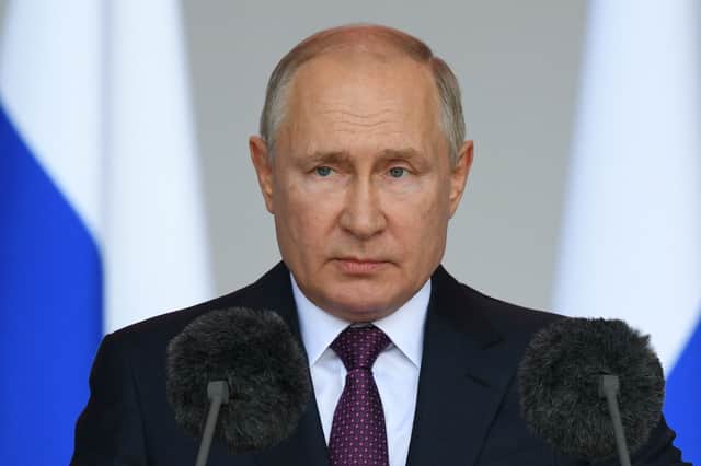 President Putin has made demands to the West as tension continue to rise on the Russian-Ukrainian border. (Credit: Getty) 