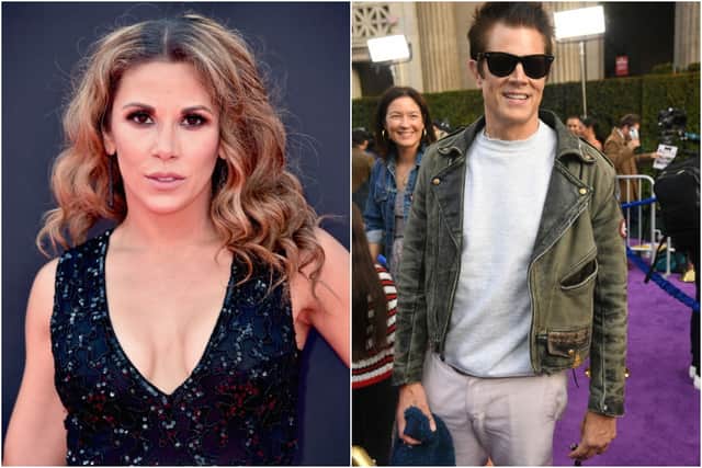 Impact Knockouts champion Mickie James, and Jackass star Johnny Knoxville will be making guest appearances in the Royal Rumble match (Photos: Getty Images)