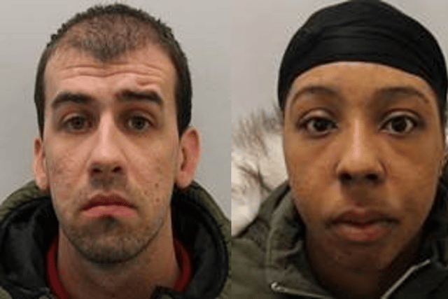 Naomi Johnson and Benjamin O’Shea, were jailed after their eight-week-old baby died with more than 60 broken bones in her body.