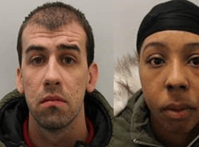 Naomi Johnson and Benjamin O’Shea, were jailed after their eight-week-old baby died with more than 60 broken bones in her body.
