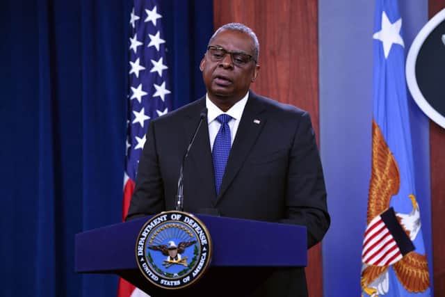 US Defence Secretary Lloyd Austin said he did not believe Vladimir Putin had made a ‘final decision’ to use force to take Ukraine (image: AFP/Getty Images)