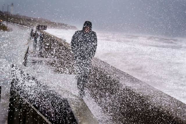 Storm Malik is set to be followed by Storm Corrie on Sunday and Monday (image: Ritzau Scanpix/AFP/Getty Images)