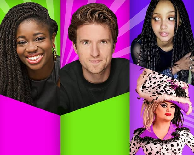 Clara Amfo and Greg James are hosting a party to relaunch BBC Three (Credit: BBC Three)