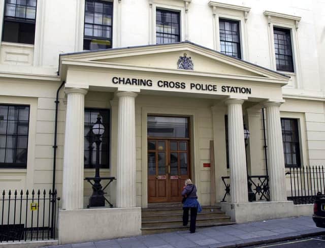 <p>Charing Cross police station in central London (image: PA/file picture)</p>