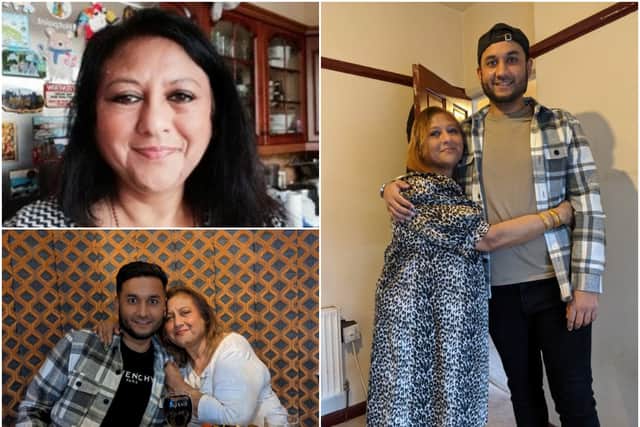The newly-released audio shed light on Bina Patel’s tragic final moments as her son, Akshay Patel, 28, made six desperate calls to the emergency services for help (SWNS)