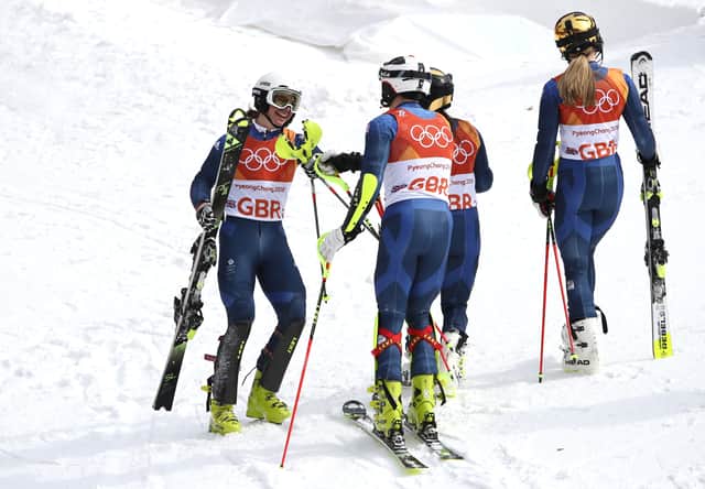 The GB Alpine team in South Korea in 2018