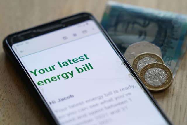 Energy bills support will be combined with a council tax rebate for poor and middle-income households (image: PA)