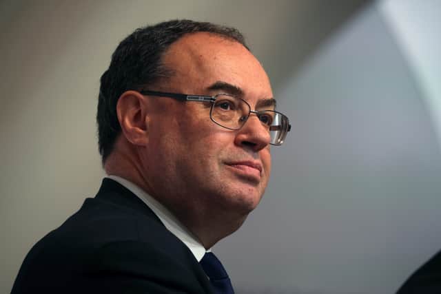 Governor of the Bank of England Andrew Bailey.
