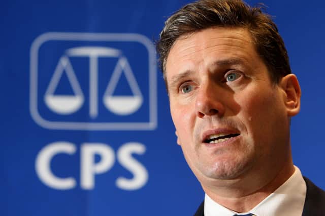 Then-director of public prosecutions Keir Starmer pictured at a CPS press conference in 2009 (image: Dominic Lipinski - WPA Pool/Getty Images)