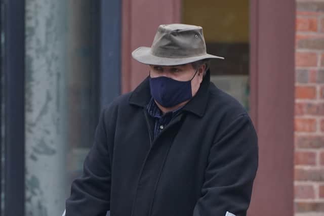 Swailes Jr was sentenced to a nine month jail term suspended for 18 months. (Credit: PA)