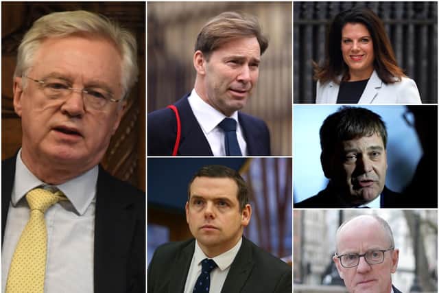 The number of Conservative MPs who have called for Boris Johnson to resign has steadily grown in recent weeks (Getty Images and PA)