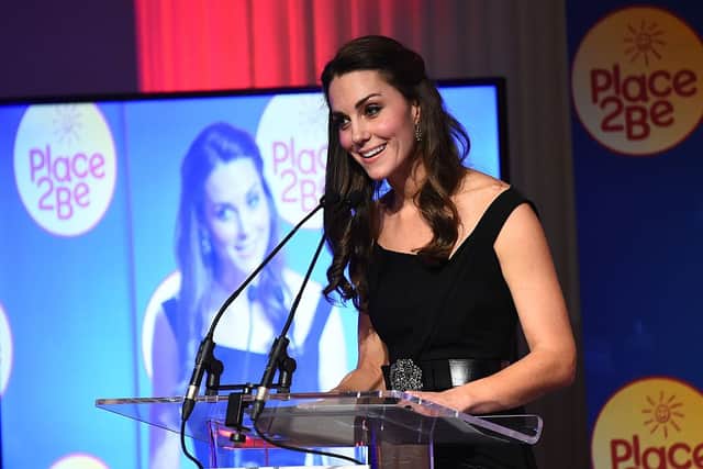 The Duchess of Cambridge attending Place2Be Wellbeing in Schools Awards (Photo: Eamonn M. McCormack/Getty Images)