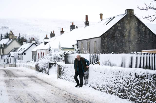 Scotland is likely to see at least some snow, although it is unlikely to hit the lowlands and Central Belt (image: PA)