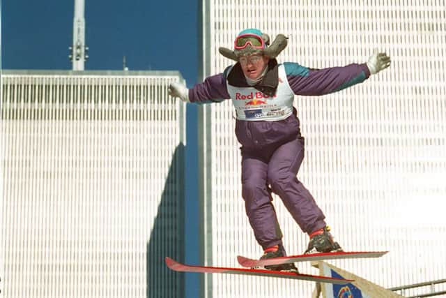 Eddie the Eagle competed in the 1988 Olympics