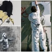 Banksy is one of the most high profile artists in the UK - but has also managed to keep hold of their anonymity (images: PA)