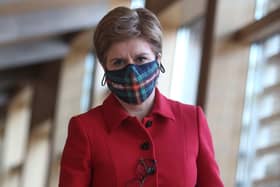 Nicola Sturgeon has confirmed that face masks in Scottish classrooms will be scrapped. (Credit: Getty)