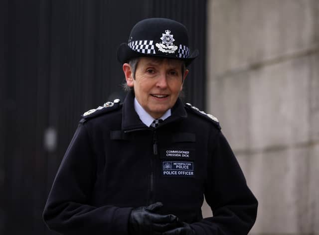 Dame Cressida Dick has resigned as commissioner of the Metropolitan Police. (Credit: Getty)
