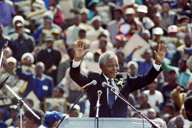 Mandela was South Africa’s first democratically elected President (Photo: WALTER DHLADHLA/AFP via Getty Images)