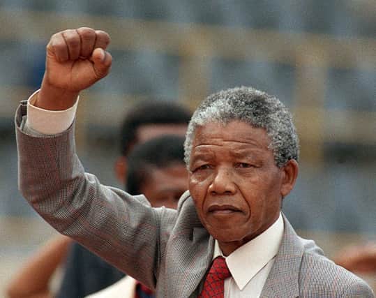Anti-apartheid leader and African National Congress (ANC) member Nelson Mandela (Photo: TREVOR SAMSON/AFP via Getty Images)