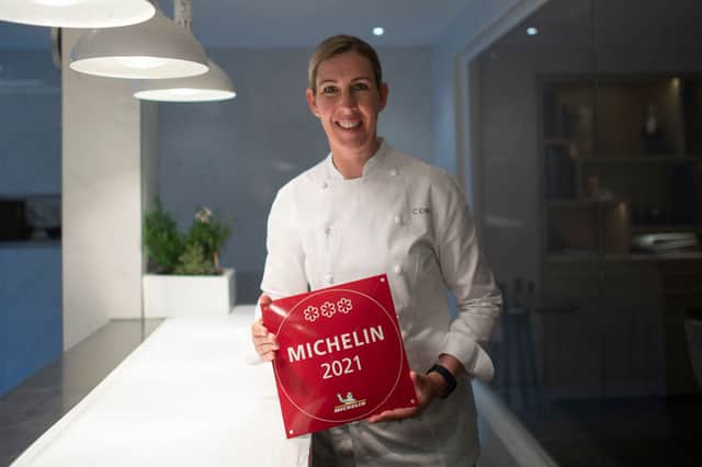 Clare Smyth became the newest winner of three Michelin Stars in 2021 (image: AFP/Getty Images)