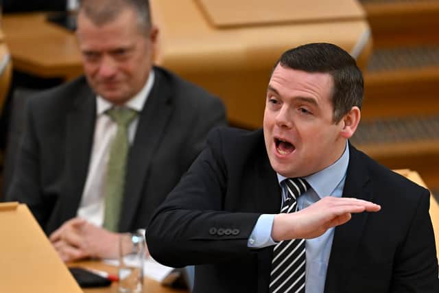 Leader of the Scottish Conservatives Douglas Ross (Photo by Jeff J Mitchell/Getty Images)