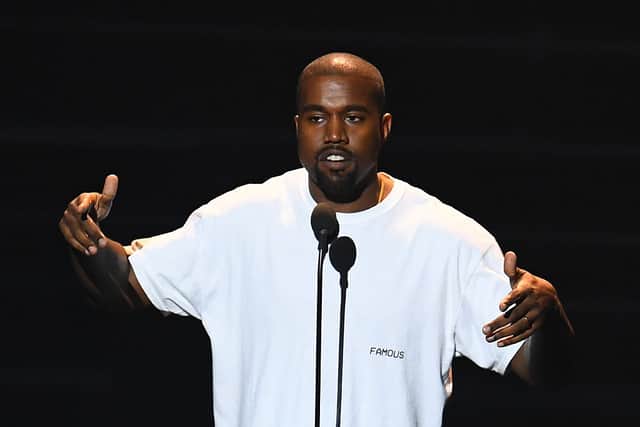 Kanye West has said that he won’t perform at Coachella unless Billie Eilish apologises to Travis Scott (Photo: JEWEL SAMAD/AFP via Getty Images)