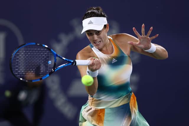 Muguruza is currently in the first round of the Dubai Tennis Championship