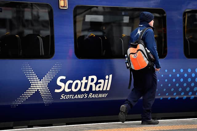 The majority of ScotRail services have been cancelled as a result of the storm (Photo: Jeff J Mitchell/Getty Images)