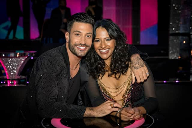 Ranvir Singh and her Strictly Come Dancing dance partner Giovanni Pernice (Photo: PA)