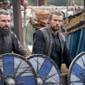 Bradley Freegard as Canute and Leo Suter as Harald in Vikings: Valhalla (Credit: Bernard Walsh/Netflix)