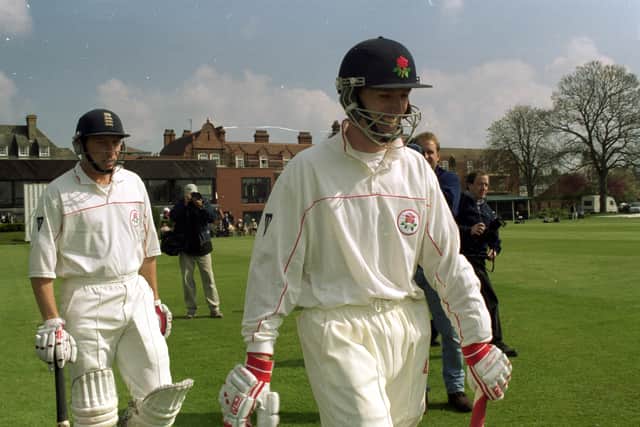 Mike Atherton, left, featured in Universtiy Matches at Lord’s