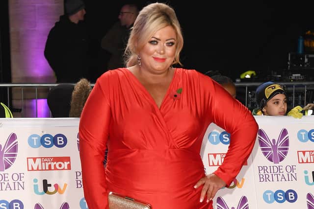 Former The Only Way Is Essex star Gemma Collins has opened up about her experience with self harm in a new documentary. (Credit: Getty)