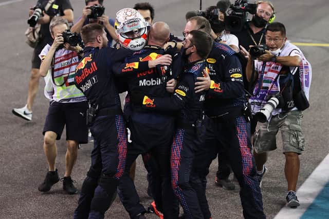 Red Bull celebrate Verstappen’s first ever Championship