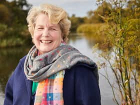 TV presenter Sandi Toksvig returns for series two of Extraordinary Escapes. (Credit: Channel 4)