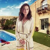 Jill Halfpenny in The Holiday (Credit: Channel 5)