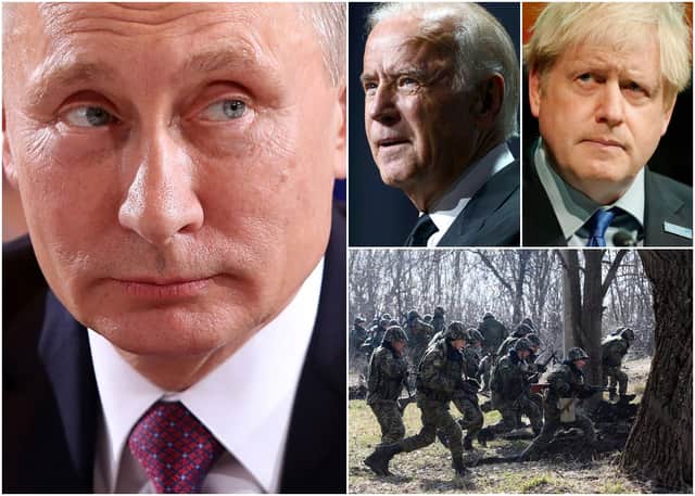 Boris Johnson has been urged to impose tougher sanctions on Russia as the crisis in Ukraine continues to escalate. (Getty Images)