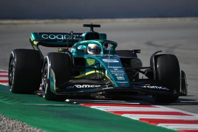 Sebastian Vettel heads up testing in Barcelona 