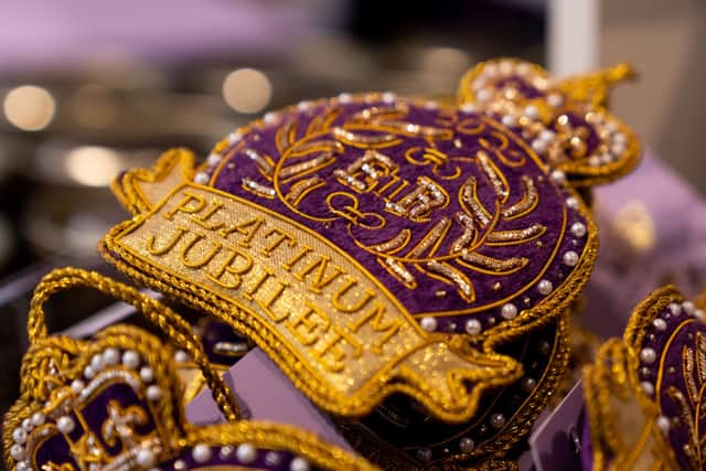 Platinum Jubilee memorabilia has been made to mark the event (Photo: Ming Yeung/Getty Images)