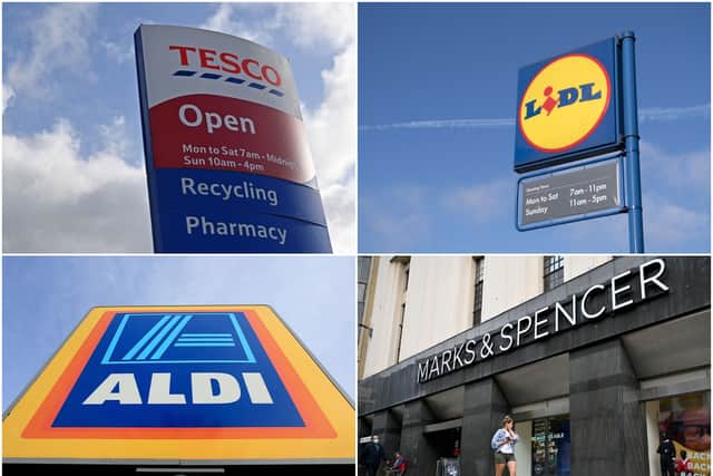The UK’s favourite supermarket has been revealed with Marks & Spencer taking top spot despite a strong showing from discount store Aldi (Getty Images)
