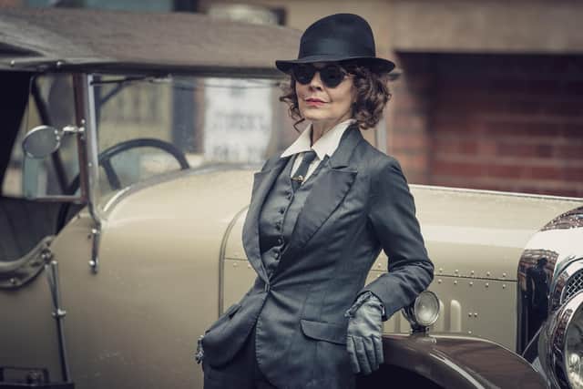 Helen McCrory as Polly Gray in Peaky Blinders (Credit: BBC One)