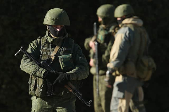Mercenaries from the Wagner Group are known to mingle with other pro-Russian troops without displaying any identifying insignia (Photo: Getty)