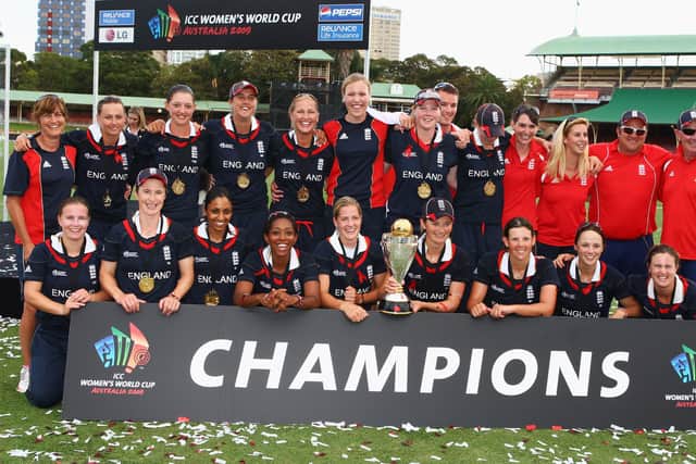Anya Shrubsole and Katherine Brunt featured in the 2009 World Cup win 