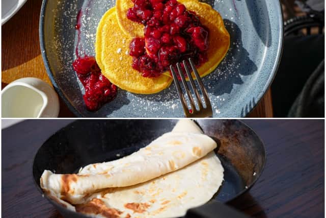 Here are some versions of pancakes for Pancake Day