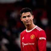 Cristiano Ronaldo of Manchester United. 