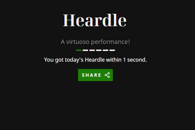 Heardle is the new viral music game (Photo: Heardle.app)