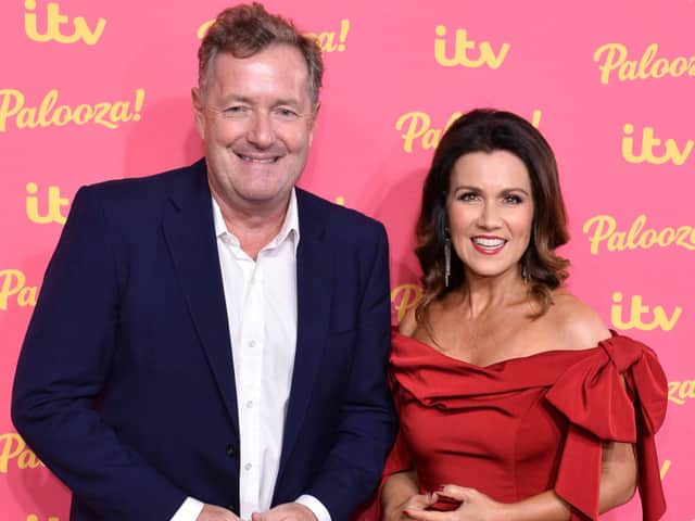 <p>Piers Morgan and Susanna Reid at the ITV Palooza 2019 (Photo: Jeff Spicer/Getty Images)</p>