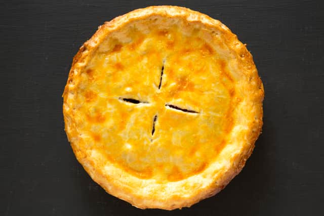 Before baking your pie, you need to make small incisions in the topping to allow steam to escape (image: Adobe)