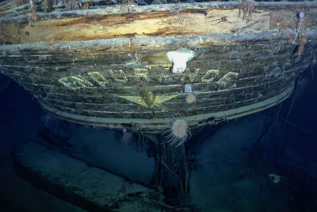 The discovery has been hailed as a ‘milestone in polar history’ (Photo: Falklands Maritime Heritage Trust / National Geographic)
